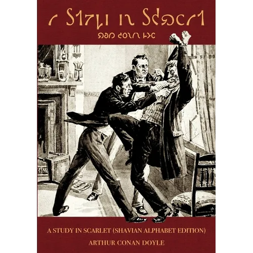 A Study in Scarlet (Shavian alphabet edition) - Paperback