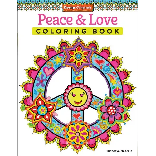 Peace & Love Coloring Book - Paperback