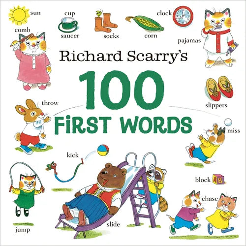 Richard Scarry's 100 First Words - Board Book