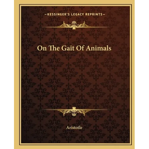 On The Gait Of Animals - Paperback