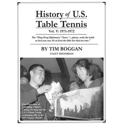 History of U.S. Table Tennis Volume 5 - Paperback