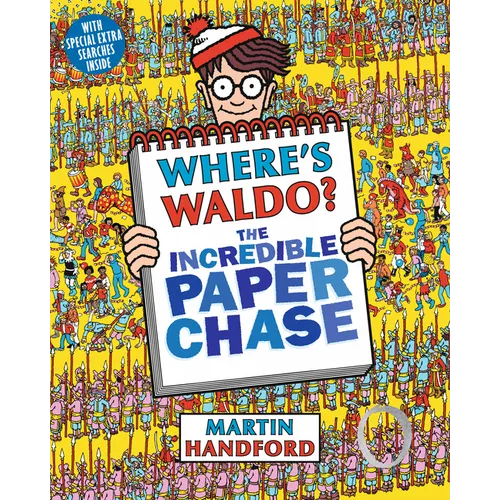Where's Waldo? the Incredible Paper Chase: (A Hidden Object Activity Book Including a Maze, Spot-The-Difference Challenge, and Search & Find Puzzles - - Paperback