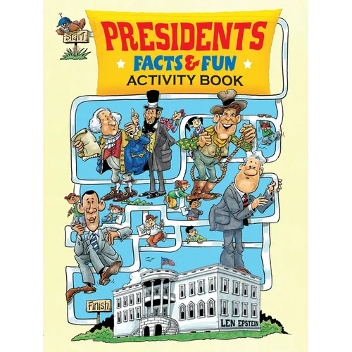 Presidents Facts & Fun Activity Book - Paperback