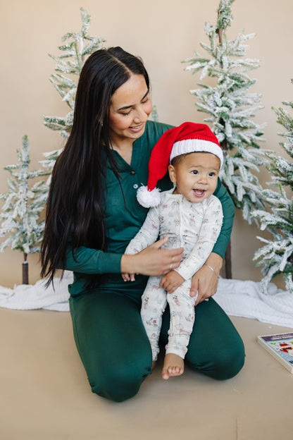 Santa Paws Bamboo Zippy Pajamas