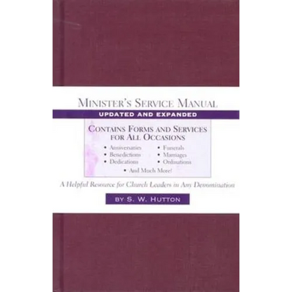 Minister's Service Manual - Hardcover