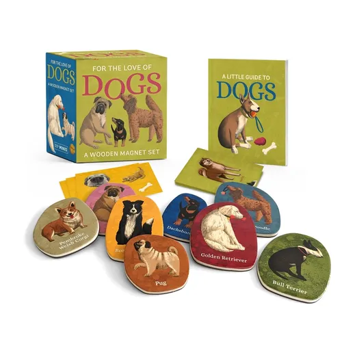 For the Love of Dogs: A Wooden Magnet Set - Paperback