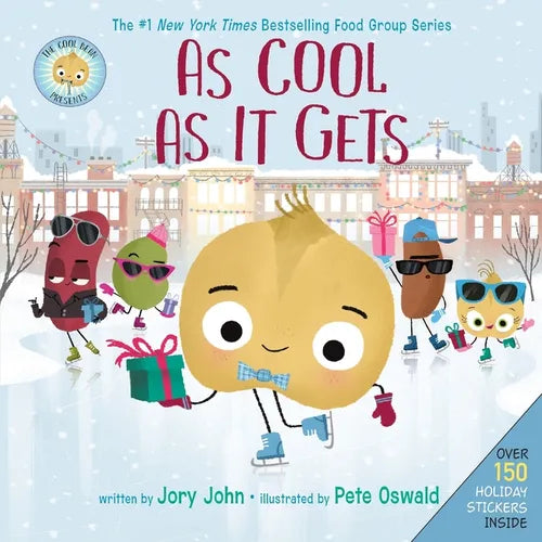 The Cool Bean Presents: As Cool as It Gets: Over 150 Stickers Inside! a Christmas Holiday Book for Kids - Hardcover