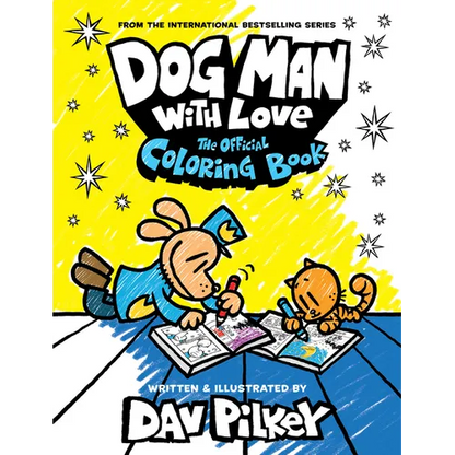 Dog Man with Love: The Official Coloring Book - Paperback