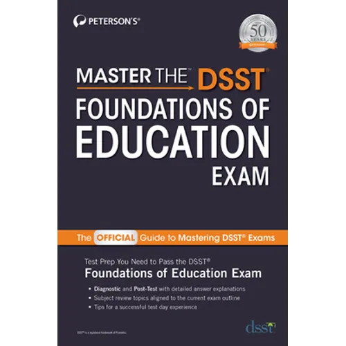 Master the Dsst Foundations of Education Exam - Paperback