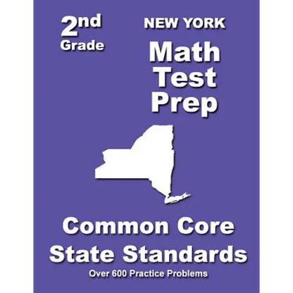 New York 2nd Grade Math Test Prep: Common Core State Standards - Paperback