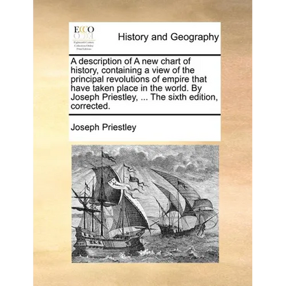 A description of A new chart of history, containing a view of the principal revolutions of empire that have taken place in the world. By Joseph Priest - Paperback