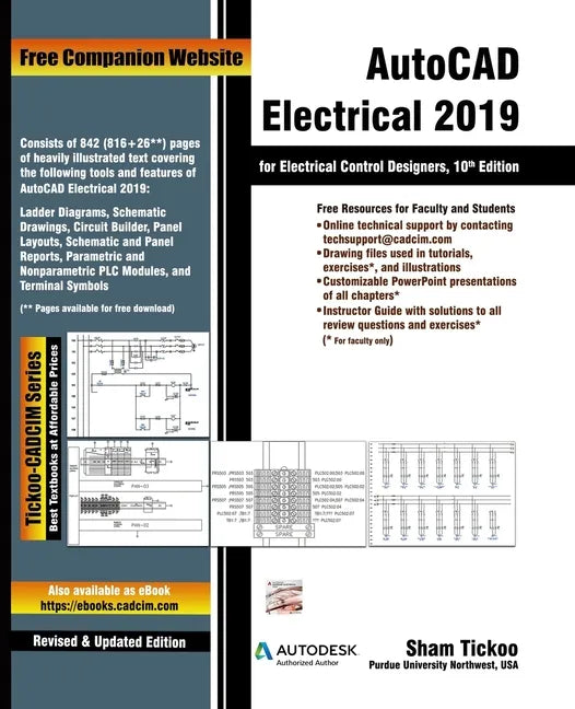 AutoCAD Electrical 2019 for Electrical Control Designers, 10th Edition - Paperback