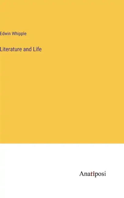 Literature and Life - Hardcover