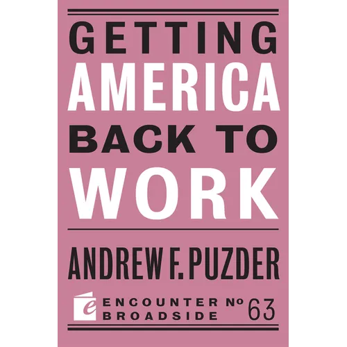 Getting America Back to Work - Paperback