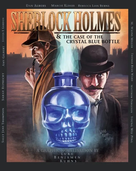 Sherlock Holmes and The Case of The Crystal Blue Bottle: A Graphic Novel - Paperback