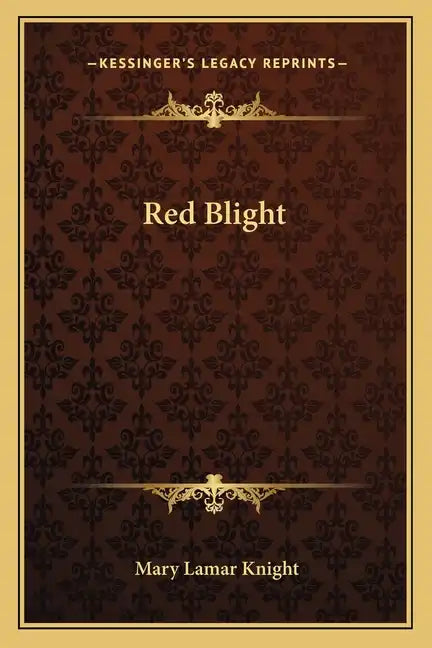 Red Blight - Paperback