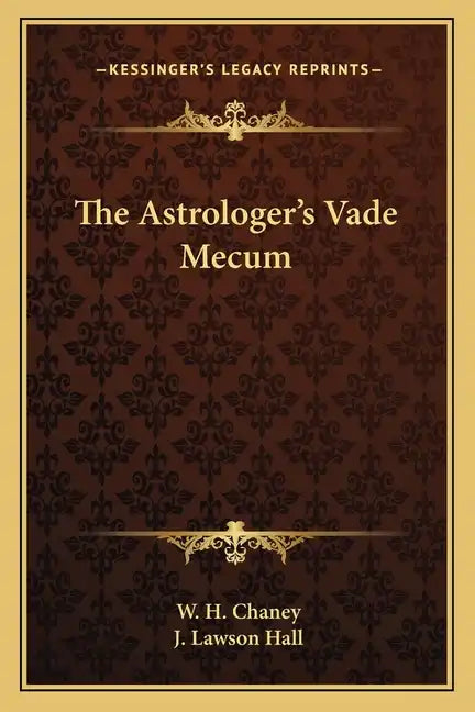 The Astrologer's Vade Mecum - Paperback