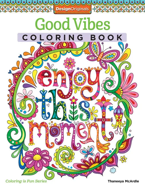 Good Vibes Coloring Book - Paperback