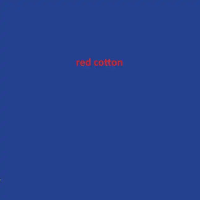 Red Cotton - Paperback