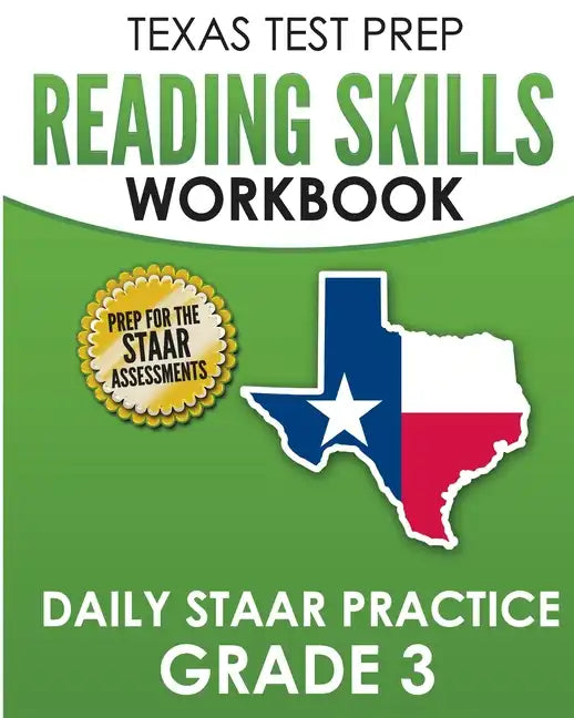 TEXAS TEST PREP Reading Skills Workbook Daily STAAR Practice Grade 3: Preparation for the STAAR Reading Tests - Paperback
