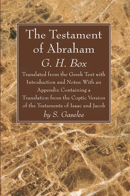 The Testament of Abraham - Paperback