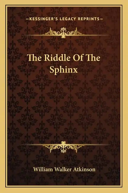 The Riddle of the Sphinx - Paperback