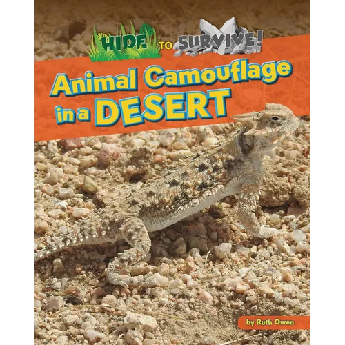 Animal Camouflage in a Desert - Library Binding