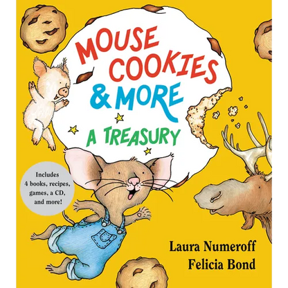 Mouse Cookies & More: A Treasury [With CD (Audio)-- 8 Songs and Celebrity Readings] - Hardcover
