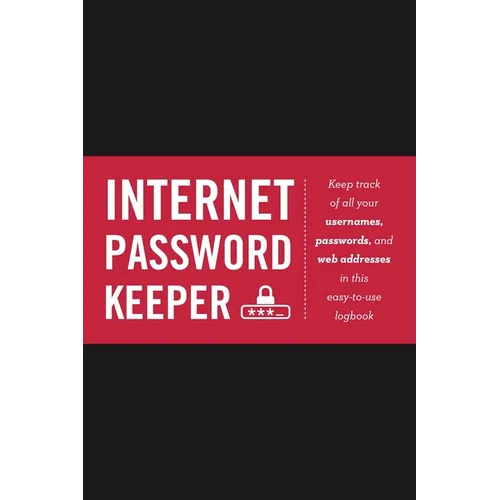 Internet Password Keeper - Hardcover