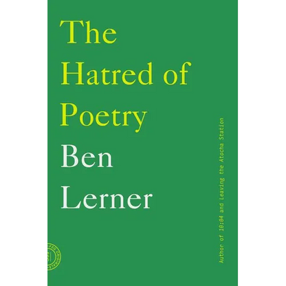 The Hatred of Poetry - Paperback