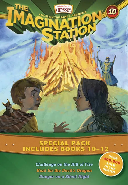 Imagination Station Books 3-Pack: Challenge on the Hill of Fire / Hunt for the Devil's Dragon / Danger on a Silent Night - Paperback