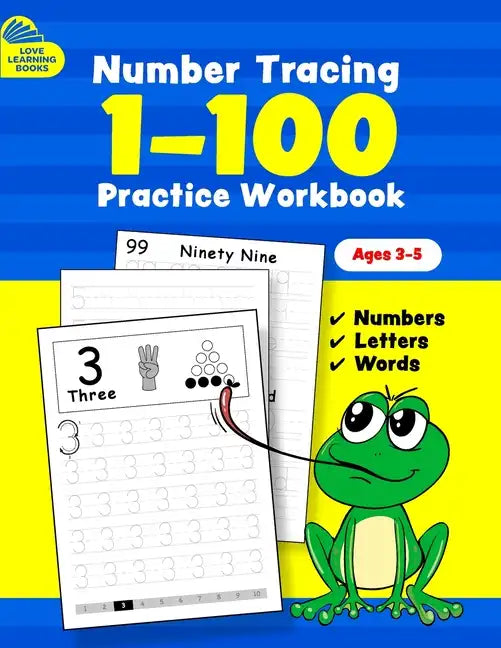 Number Tracing Book for Preschoolers and Kids: Learn Numbers and Math Activity Book for Kids 3-5, Kindergarten, Homeschool and Preschoolers - Paperback