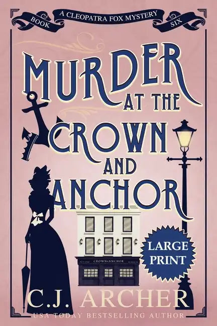 Murder at the Crown and Anchor: Large Print - Paperback