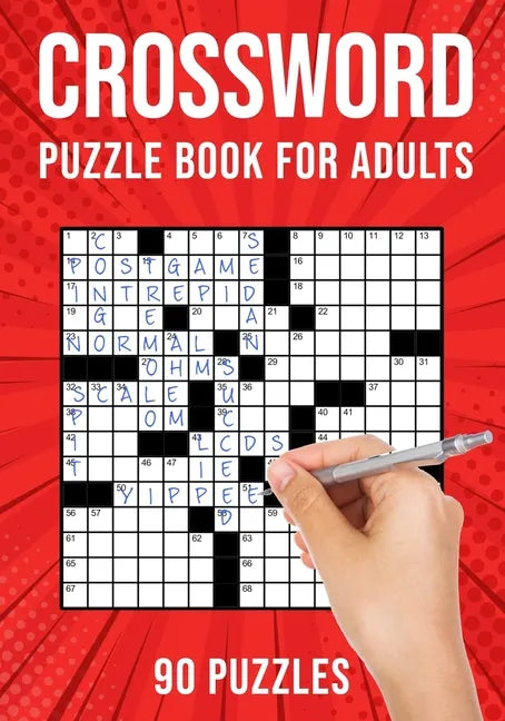 Crossword Puzzle Books for Adults: Cross Words Activity Puzzlebook 90 Puzzles (US Version) - Paperback