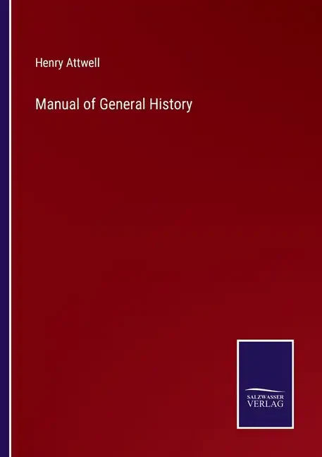 Manual of General History - Paperback
