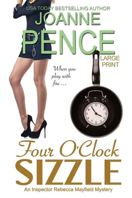 Four O'Clock Sizzle [Large Print]: An Inspector Rebecca Mayfield Mystery - Paperback