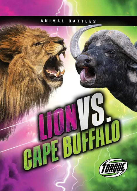 Lion vs. Cape Buffalo - Library Binding