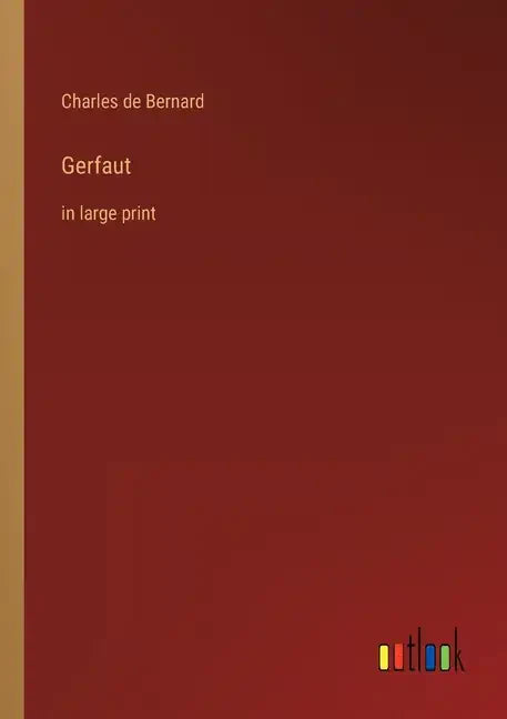 Gerfaut: in large print - Paperback