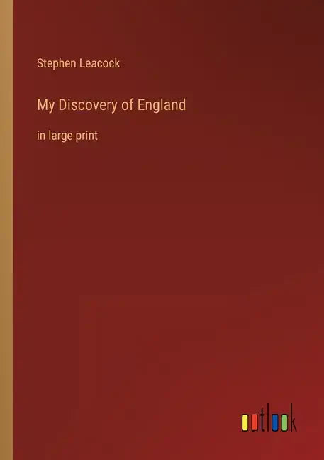 My Discovery of England: in large print - Paperback