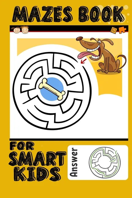 Mazes Book For Smart Kids: Amazing Animal Maze And Coloring Book For Kids Ages 4-8 - Paperback