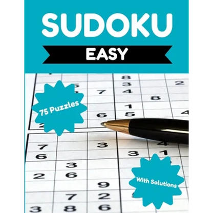 Sudoku - Easy: 75 Easy Sudoku Puzzles for Adults & Seniors, Sudoku Puzzle Books for Adults, Puzzle Activity Books for Seniors, Sudoku Book for Beginne - Paperback