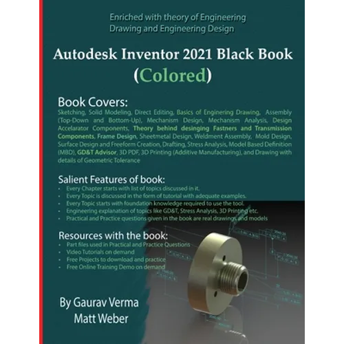 Autodesk Inventor 2021 Black Book (Colored) - Paperback
