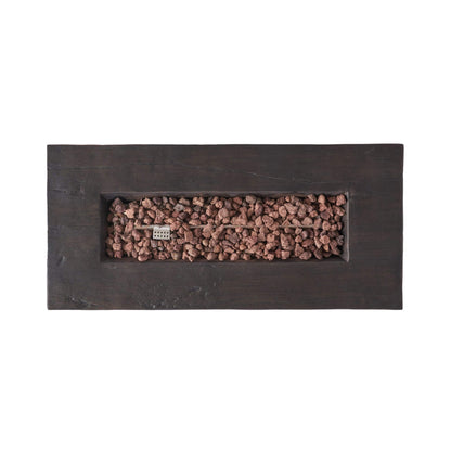 Alora Luxury 45-Inch 50K BTU Rectangular MGO LP Fire Pit (SAK63874)