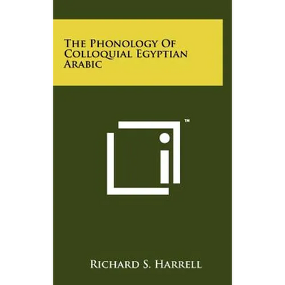 The Phonology of Colloquial Egyptian Arabic - Hardcover