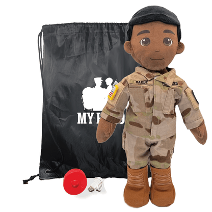 My Hero™ Army Soldier Daddy Doll | Custom Recordable Plush