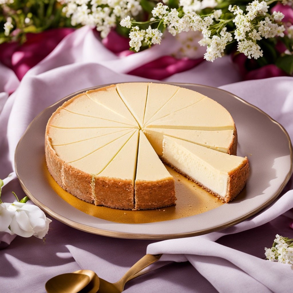 Andy Anand Sugar-Free New York Cheesecake, 9-Inch, 2 lb – Diabetic-Friendly, Low-Carb, No Preservatives, Real California Cream Cheese Gift