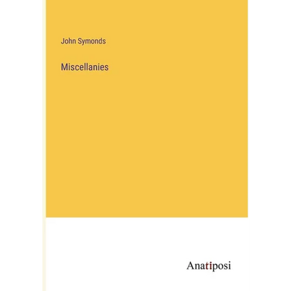 Miscellanies - Paperback