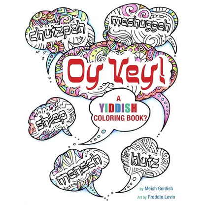 Oy Vey a Yiddish Coloring Book - Paperback