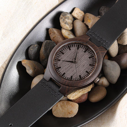 Endless Hope Not Hopeless End Faith Based Engraved Wooden Watch