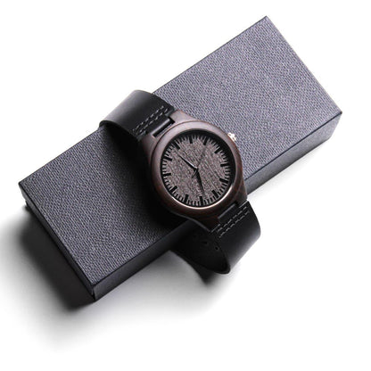 I Almost Love You More Than Bacon Funny Engraved Wooden Watch